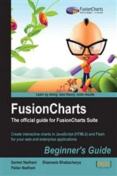 Book cover of FusionCharts Beginner's Guide by Sanket Nadhani