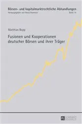 Book cover of Fusionen und Kooperationen deutscher Boersen und ihrer Traeger by Horst Hammen