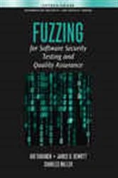 Book cover of Fuzzing for Software Security Testing and Quality Assurance by Ari Takanen