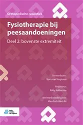 Book cover of Fysiotherapie bij peesaandoeningen by Koos van Nugteren