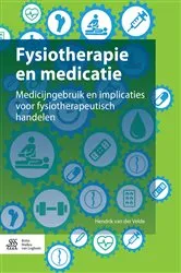 Book cover of Fysiotherapie en medicatie by H. van der Velde