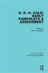 Book cover of G. D. H. Cole: Selected Works by Noel Thompson