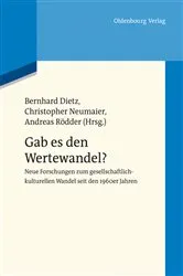 Book cover of Gab es den Wertewandel? by Bernhard Dietz