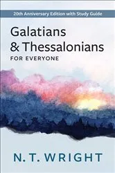 Book cover of Galatians and Thessalonians for Everyone by N.T. Wright