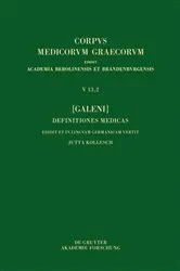 Book cover of [Galeni] Definitiones medicae / [Galen] Medizinische Definitionen by Jutta Kollesch