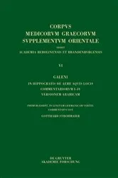 Book cover of Galeni In Hippocratis De aere aquis locis commentariorum I–IV versio Arabica by Gotthard Strohmaier