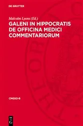 Book cover of Galeni In Hippocratis De officina medici commentariorum by Unknown