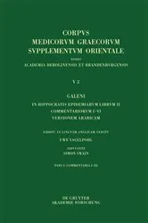 Book cover of Galeni In Hippocratis Epidemiarum librum II Commentariorum I-III versio Arabica by Uwe Vagelpohl