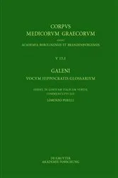 Book cover of Galeni vocum Hippocratis Glossarium / Galeno, Interpretazione delle parole difficili di Ippocrate by Lorenzo Perilli