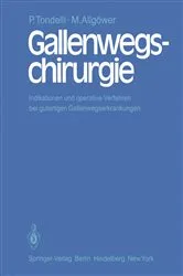 Book cover of Gallenwegschirurgie by P. Tondelli