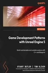Book cover of Game Development Patterns with Unreal Engine 5 by Stuart Butler