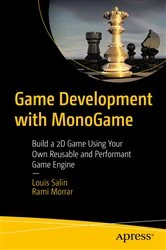 Book cover of Game Development with MonoGame by Louis Salin