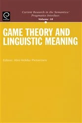 Book cover of Game Theory and Linguistic Meaning by N/A