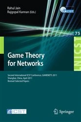 Book cover of Game Theory for Networks by RAHUL JAIN