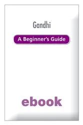 Book cover of Gandhi: A Beginner's Guide by Genevieve Blais