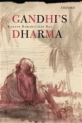 Book cover of Gandhi’s Dharma by Koneru Ramakrishna Rao