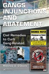 Book cover of Gang Injunctions and Abatement by Matthew D. O'Deane