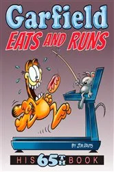 Book cover of Garfield Eats and Runs by Jim Davis