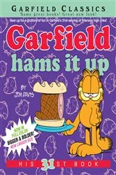 Book cover of Garfield Hams It Up by Jim Davis