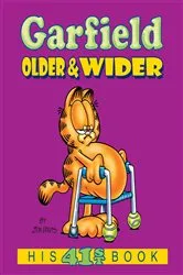 Book cover of Garfield Older & Wider by Jim Davis