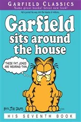 Book cover of Garfield Sits Around the House by Jim Davis