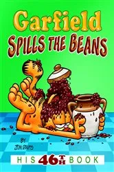Book cover of Garfield Spills the Beans by Jim Davis