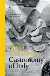 Book cover of Gastronomy of Italy by Del Anna Conte