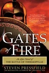Book cover of Gates of Fire by Steven Pressfield