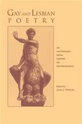 Book cover of Gay and Lesbian Poetry by James J. Wilhelm