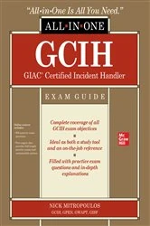 Book cover of GCIH GIAC Certified Incident Handler All-in-One Exam Guide by Nick Mitropoulos