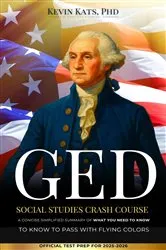 Book cover of GED Social Studies Crash Course by Kevin Kats