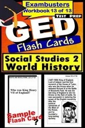 Book cover of GED Test Prep Social Studies 2: World History Review--Exambusters Flash Cards--Workbook 13 of 13 by Unknown