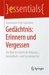 Book cover of Gedächtnis: Erinnern und Vergessen by Annemarie Frick-Salzmann