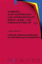 Book cover of Gedeckte Schuldverschreibungen in Deutschland und Großbritannien by Unknown
