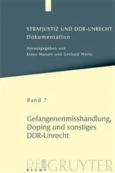 Book cover of Gefangenenmisshandlung, Doping und sonstiges DDR-Unrecht by Unknown