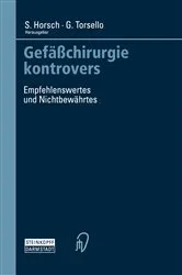 Book cover of Gefäßchirurgie kontrovers by S. Horsch