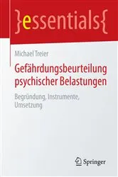 Book cover of Gefährdungsbeurteilung psychischer Belastungen by Michael Treier