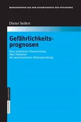 Book cover of Gefährlichkeitsprognosen by D. Seifert