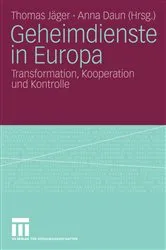 Book cover of Geheimdienste in Europa by Thomas Jäger