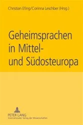 Book cover of Geheimsprachen in Mittel- und Suedosteuropa by Unknown