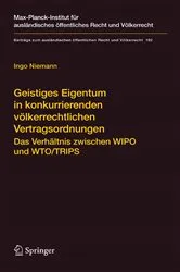 Book cover of Geistiges Eigentum in konkurrierenden völkerrechtlichen Vertragsordnungen by Unknown