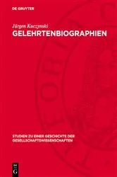 Book cover of Gelehrtenbiographien by Jürgen Kuczynski