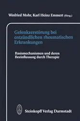 Book cover of GelenkzerstÃ¶rung bei entzÃ¼ndlichen rheumatischen Erkrankungen by W. Mohr