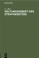Book cover of Geltungsgebiet des Strafgesetzes by Unknown