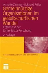 Book cover of Gemeinnützige Organisationen im gesellschaftlichen Wandel (2nd ed.) by Annette Zimmer