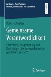 Book cover of Gemeinsame Verantwortlichkeit by Ruben Schneider