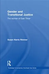 Book cover of Gender and Transitional Justice by Susan Harris Rimmer