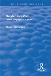Book cover of Gender as a Verb by Annette Fitzsimons