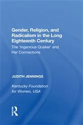 Book cover of Gender, Religion, and Radicalism in the Long Eighteenth Century by Judith Jennings