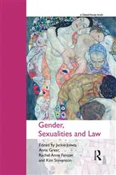 Book cover of Gender, Sexualities and Law by Jackie Jones